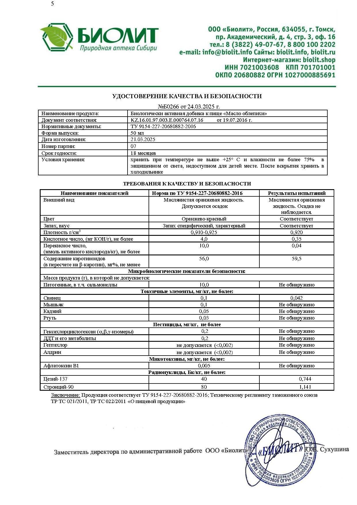Паспорт №032025